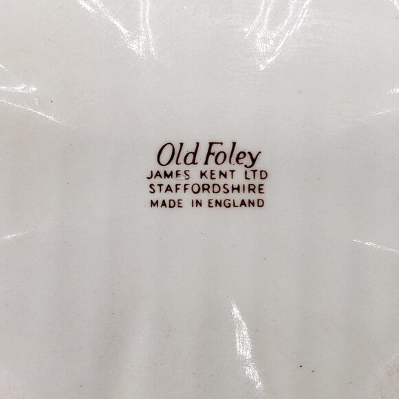 Old Foley by James Kent Yellow White Pink Rose Bouquet Ceramic Vase - Picture 2 of 13